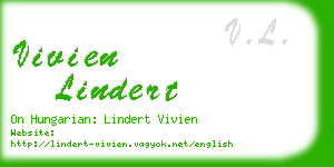 vivien lindert business card